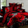 Stylish 3D Rose Flower Pattern Duvet Cover Bedding 3pcs