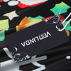 Stylish Round Collar Long Sleeve Christmas Print Women Dress