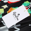 Stylish Round Collar Long Sleeve Christmas Print Women Dress