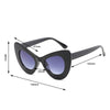 Big Large Cat Eye Butterfly Women Sunglasses Oversized Fashion Plastic Frame DW