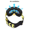 BENICE Double Lens UV400 Anti-fog Big Spherical Skiing Glasses