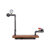 Retro Art Iron Pipe Wall Decoration Display Rack Bookshelf