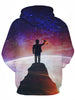 3D Galaxy Figure Print Pullover Hoodie