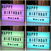 LED Color Changing DIY Letter Combination Light Box