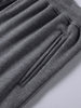 Drawstring Stripe-trimed Straight Sweatpants