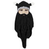 Winter warm and windproof viking beard beanie hat