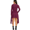 Bertha Collar Ruched Dress