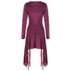 Bertha Collar Ruched Dress