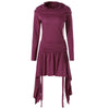 Bertha Collar Ruched Dress