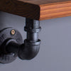 Double Layer Iron Pipe Storage Rack Wall Decoration