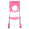 Folding Baby Potty Training Chair with Adjustable Ladder