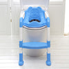 Folding Baby Potty Training Chair with Adjustable Ladder