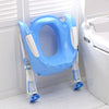 Folding Baby Potty Training Chair with Adjustable Ladder
