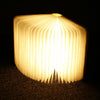 QL01 Warm White LED Wooden Folding Book Shape Light