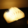 QL01 Warm White LED Wooden Folding Book Shape Light
