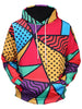 Pullover Geometric Print Hoodie