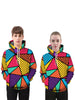 Pullover Geometric Print Hoodie