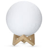 UE3D020 Rechargeable Touch Switch 3D Print Moon Lamp Decor Gift