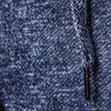 Knitted Drop Shoulder Drawstring Pullover Hoodie