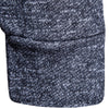 Knitted Drop Shoulder Drawstring Pullover Hoodie