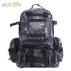 Outlife 50L Multifunction Molle Camouflage Backpack for Outdoor Sport Climbing Hiking Camping