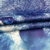 Hooded 3D Wolf Print Pullover Hoodie