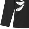 Monochrome Cat Cut Out T-shirt