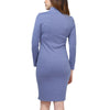 Women Slim Long Sleeve Elegant Turtleneck Jumper Dress