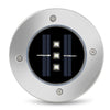 4PCS 3 LEDs Solar Powered IP65 Waterproof Ground Lamp
