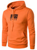 Hooded Drawstring Graphic Print Pullover Hoodie