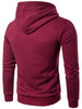 Hooded Drawstring Graphic Print Pullover Hoodie