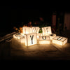 DIY LED Letter Hanging String Lights Lamp Parties Christmas Decor