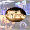 DIY LED Letter Hanging String Lights Lamp Parties Christmas Decor