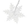 DIY LED Snowflake Hanging String Lights Parties Holiday Decor