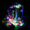DIY LED Snowflake Hanging String Lights Parties Holiday Decor