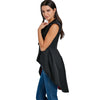 Vintage Color Block High Low Dress