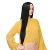Ultra Long Middle Part Straight Synthetic Wig
