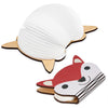QL10 RGB LED Wooden Folding Mini Fox Book Shape Light