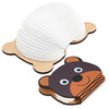 QL10 RGB LED Wooden Folding Mini Fox Book Shape Light