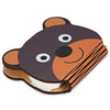 QL10 RGB LED Wooden Folding Mini Fox Book Shape Light