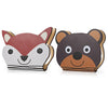 QL10 RGB LED Wooden Folding Mini Fox Book Shape Light