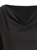 Long Sleeve Flower Twill Print T-shirt