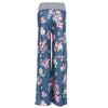Trendy Elastic Waist Floral Print Women Pants