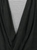 Draped Faux Twinset Long Sleeve Tee