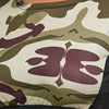 Round Collar Camouflage Spliced Women Crop Top with Pants