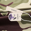 Round Collar Camouflage Spliced Women Crop Top with Pants