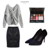 Brief Zipper Design Leather Women Skirt