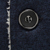 Epaulet Faux Shearling Single Breasted Jacket