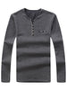 Button Thermal Long Sleeve Tee