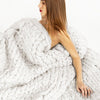 Handmade Chunky Knit Throw Sofa Blanket